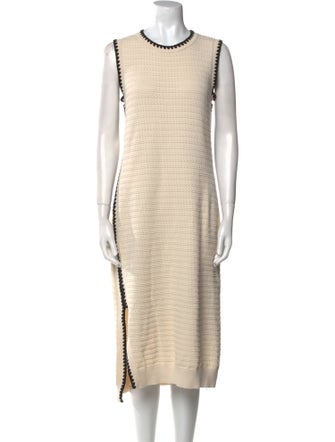 Varley Crew Neck Midi Length Dress