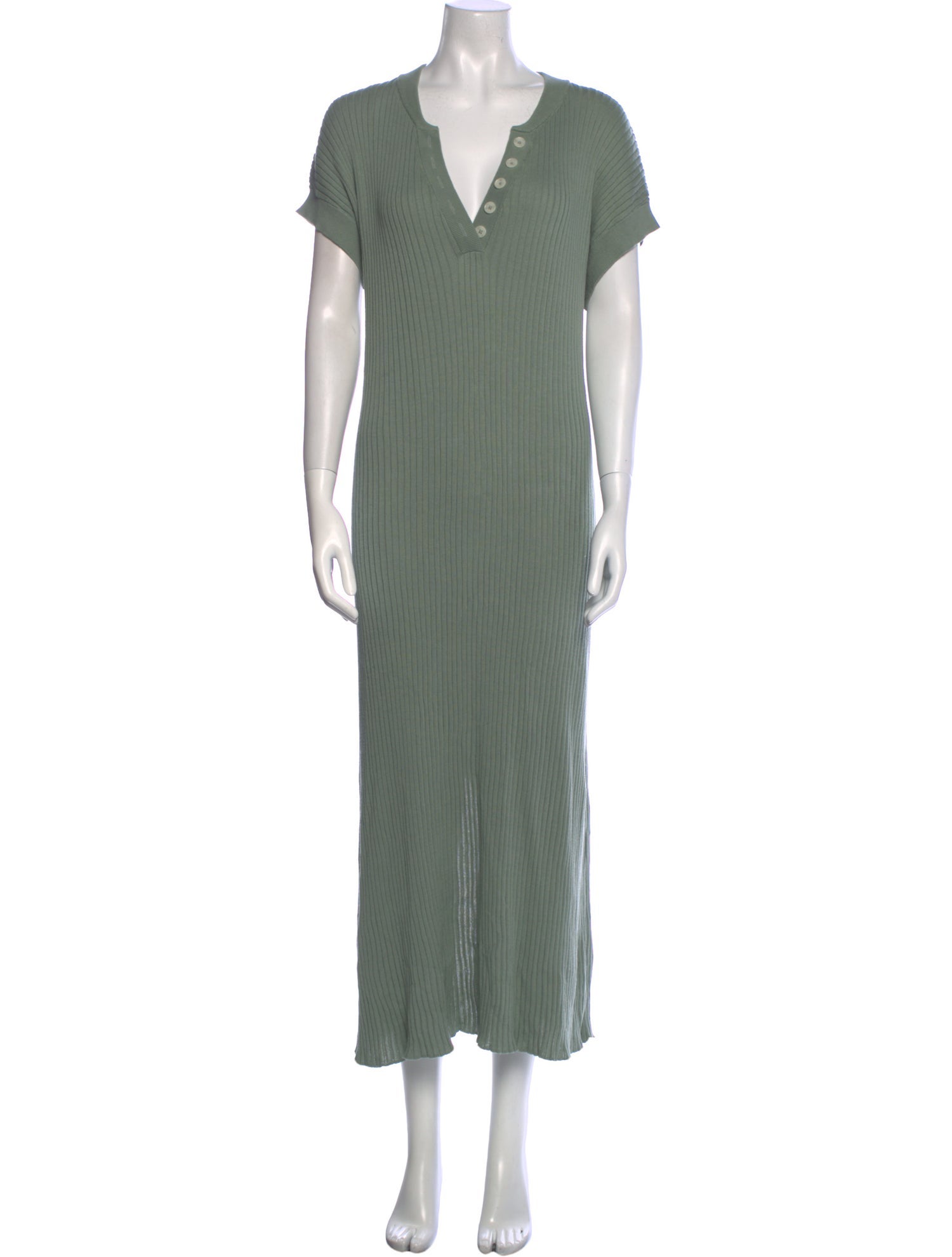 Varley V-Neck Long Dress