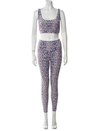 Varley Animal Print Pant Set