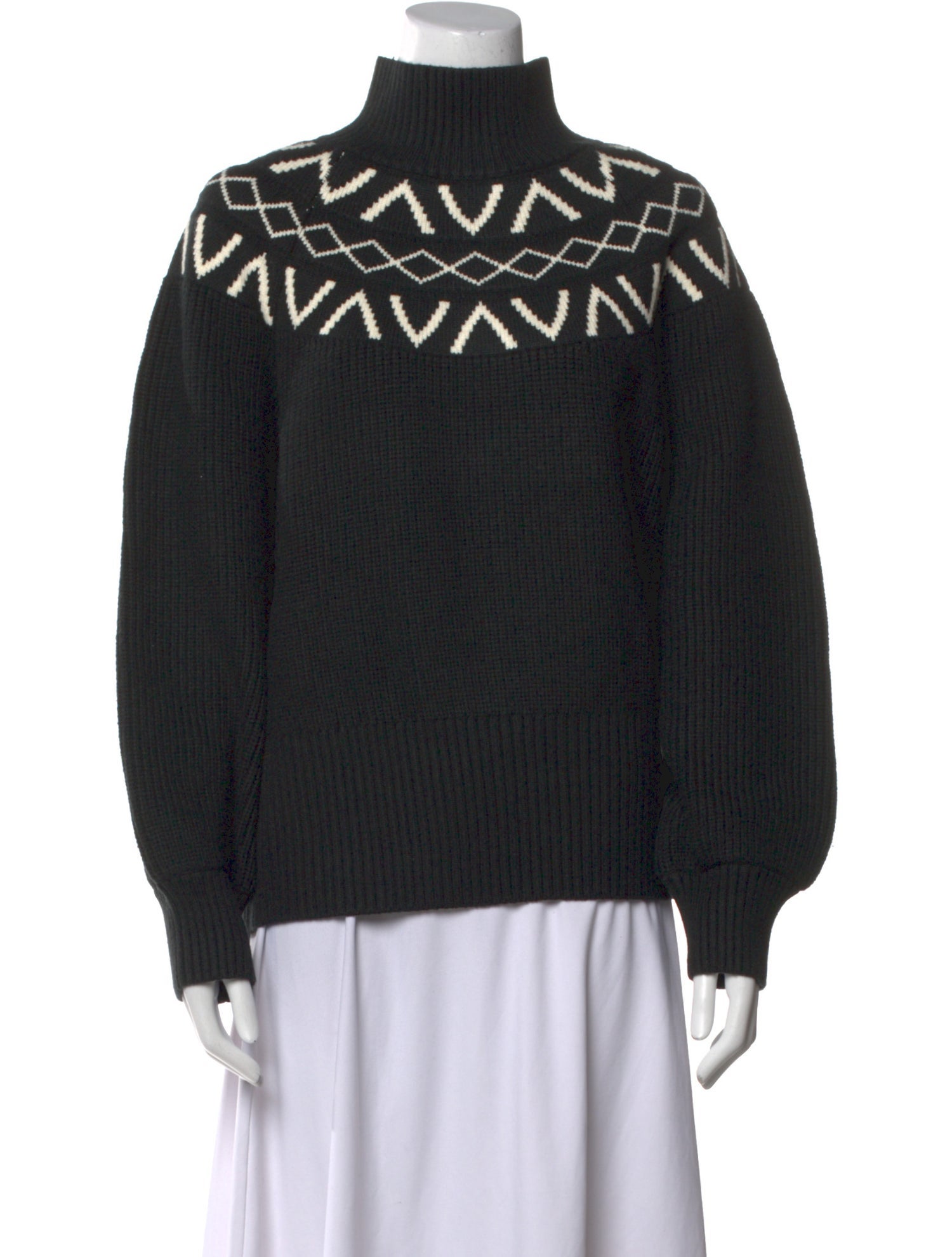 Varley Printed Turtleneck Sweater