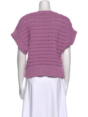 Varley Striped Scoop Neck Sweater