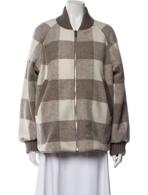 Varley Plaid Print Coat