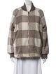 Varley Plaid Print Coat