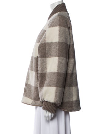 Varley Plaid Print Coat