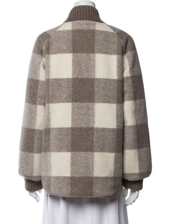 Varley Plaid Print Coat