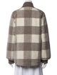 Varley Plaid Print Coat