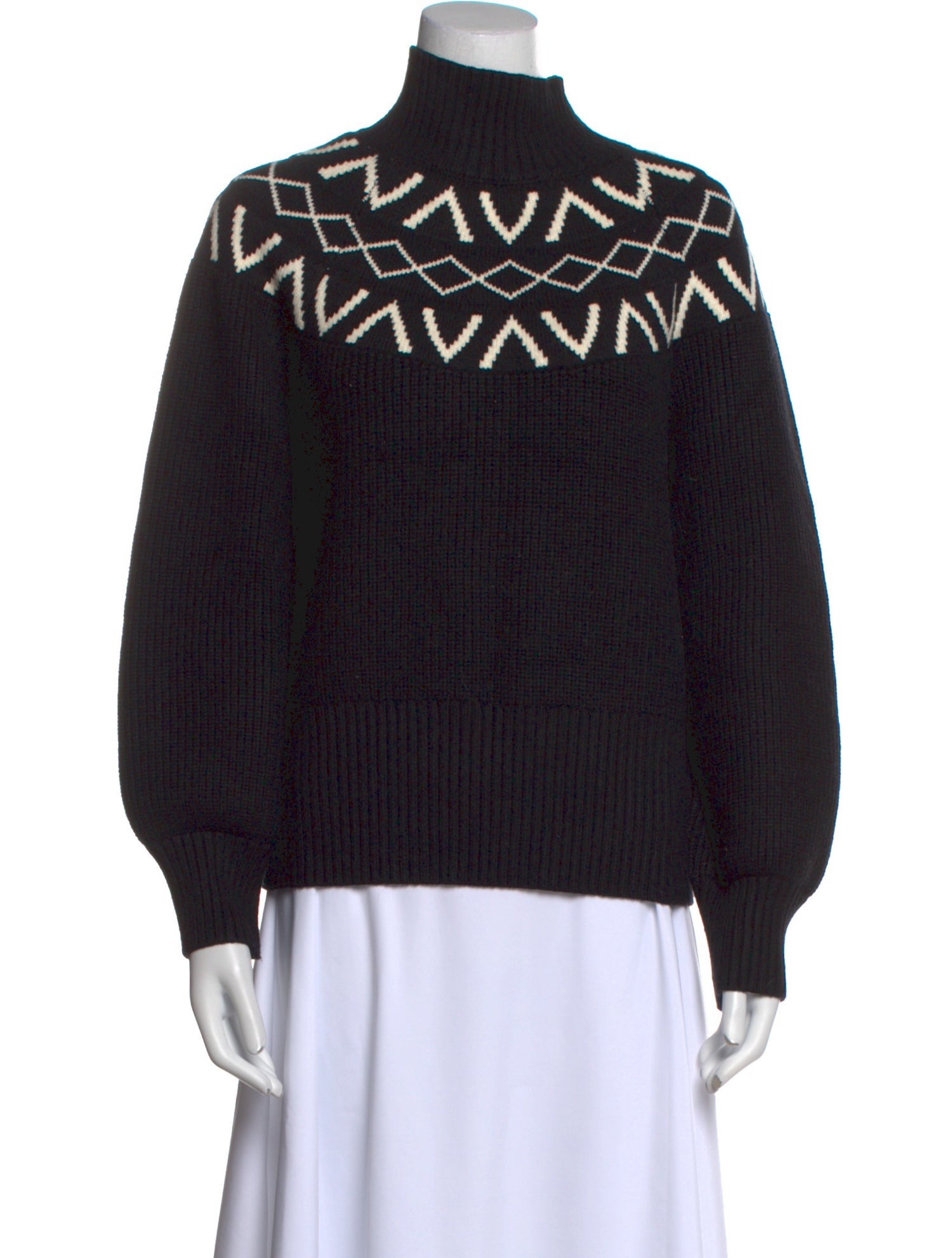 Varley Printed Turtleneck Sweater