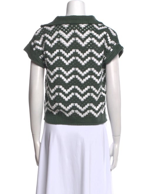 Varley Printed V-Neck Sweater