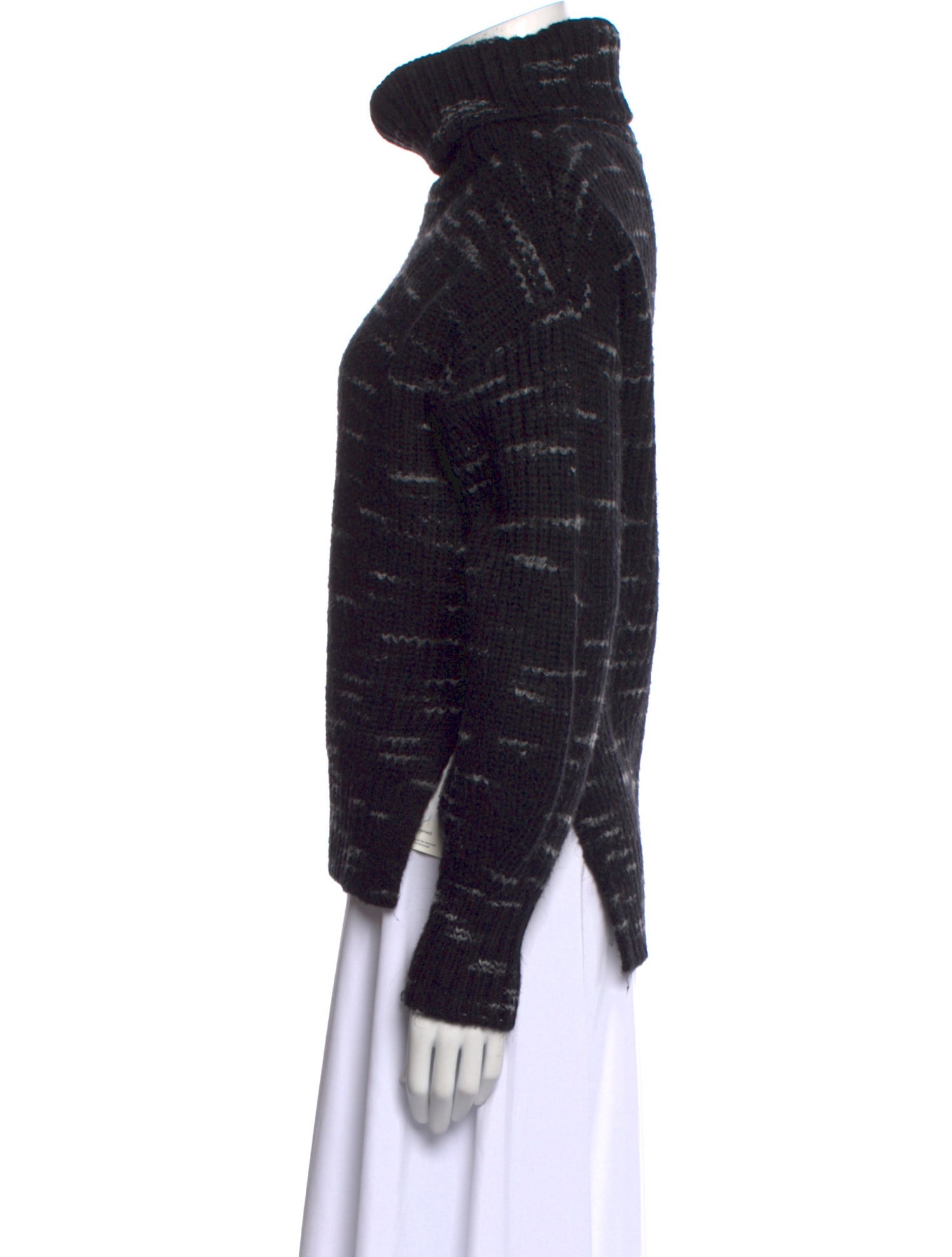 Varley Striped Turtleneck Sweater