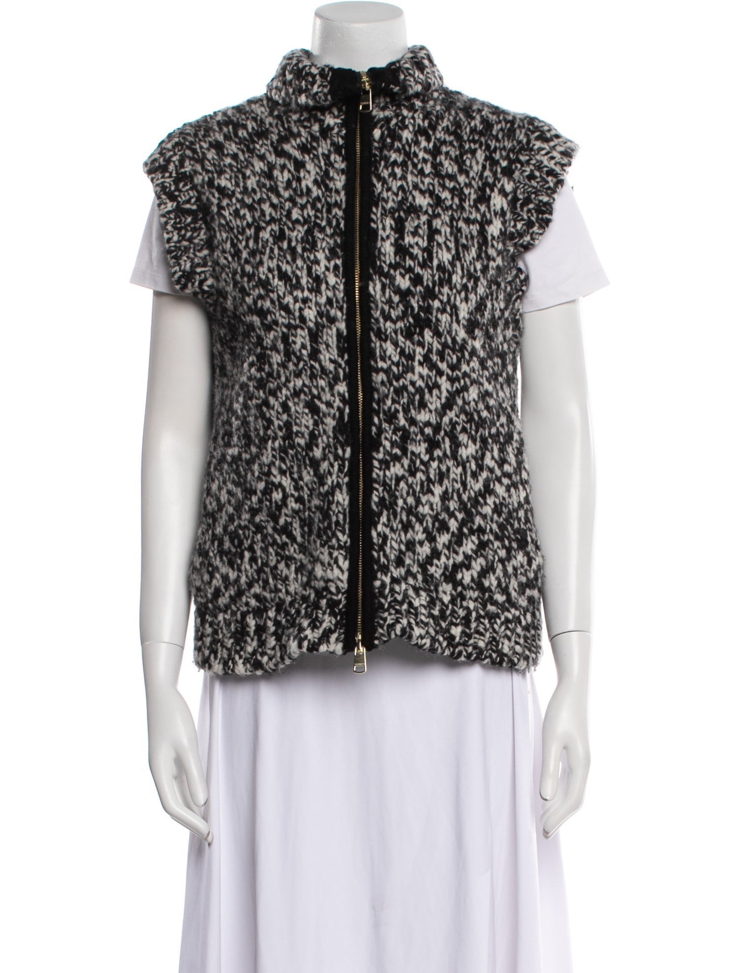 Varley Wool Animal Print Vest