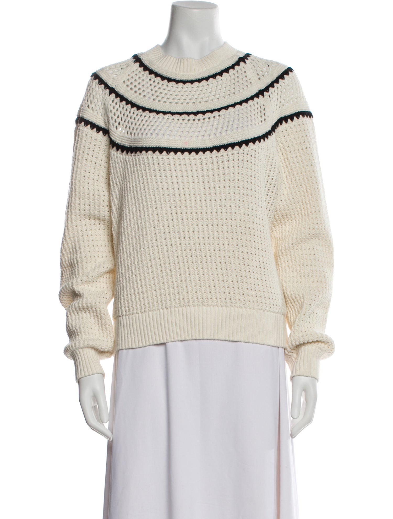 Varley Striped Turtleneck Sweater