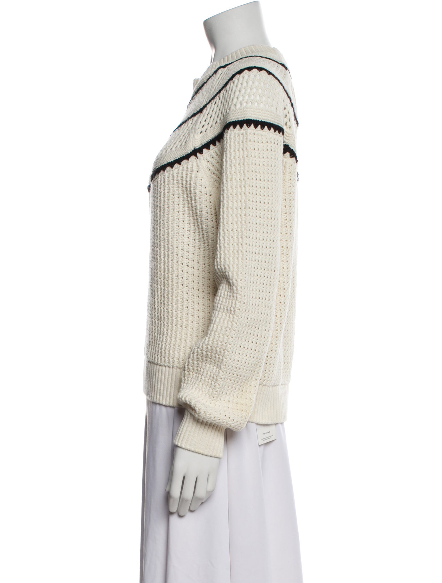 Varley Striped Turtleneck Sweater