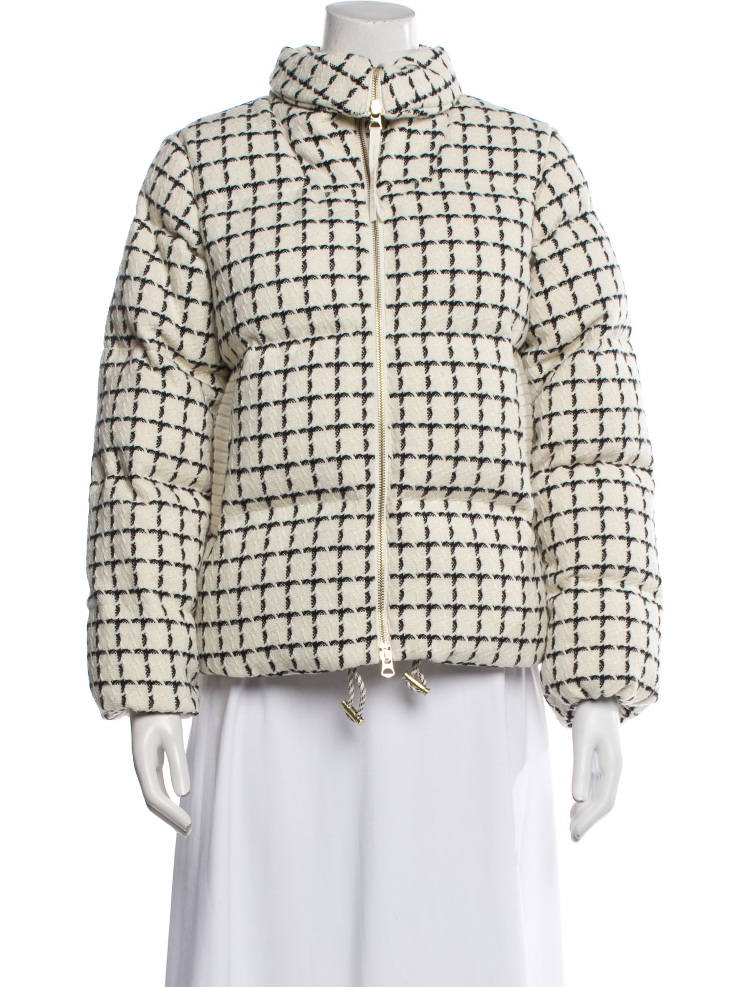 Varley Wool Plaid Print Jacket