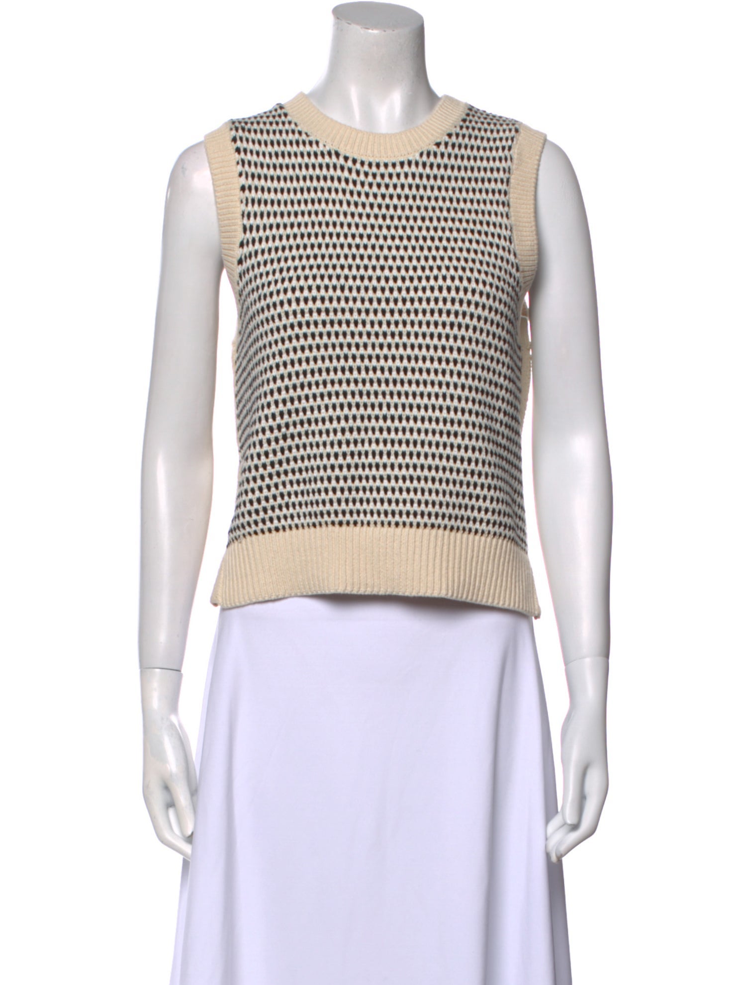 Varley Polka Dot Print Crew Neck Sweater w/ Tags