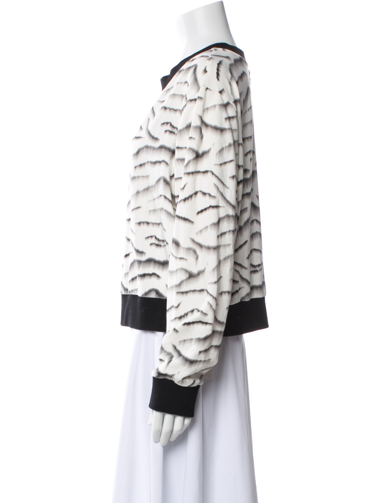 Varley Printed Crew Neck Sweater