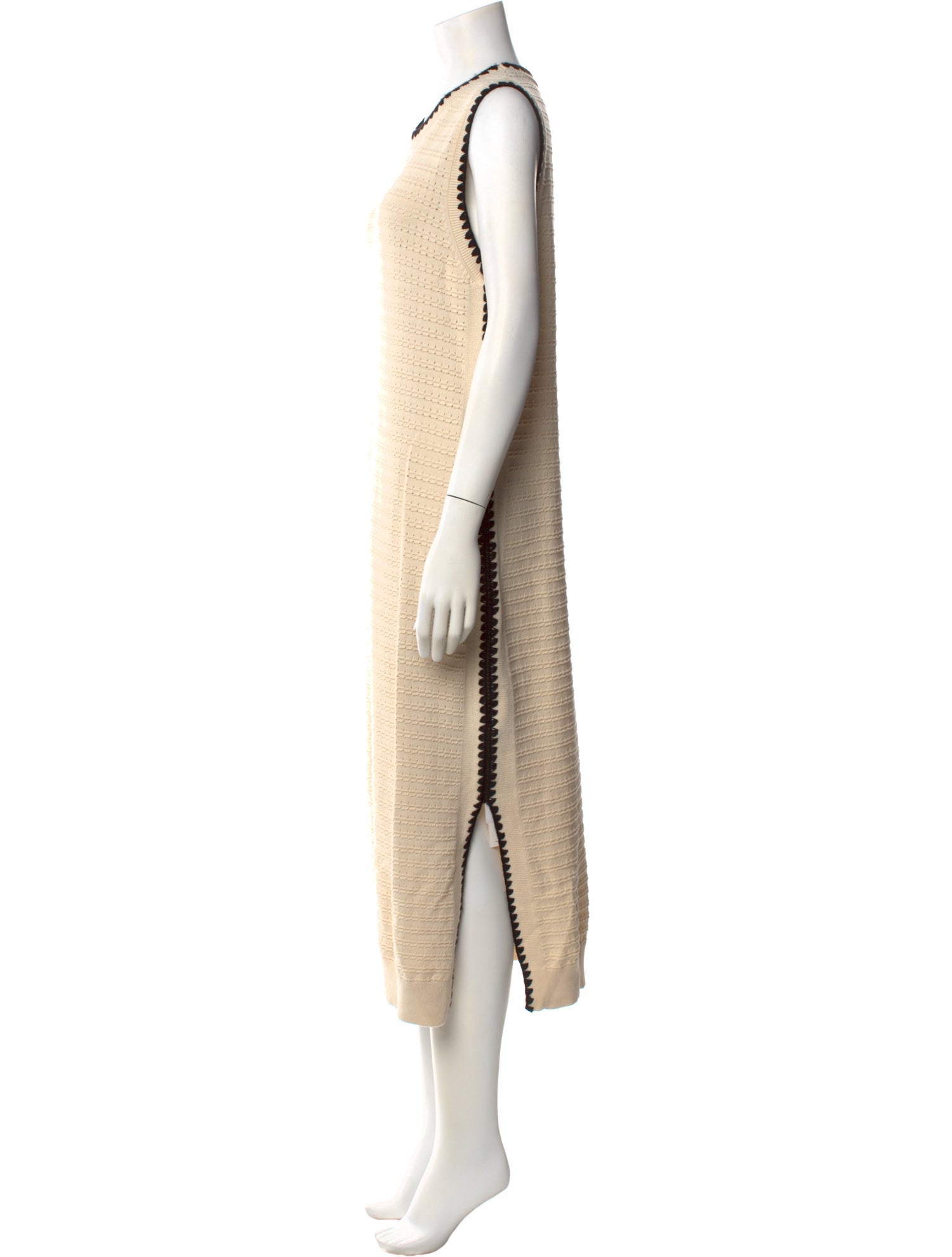 Varley Crew Neck Midi Length Dress