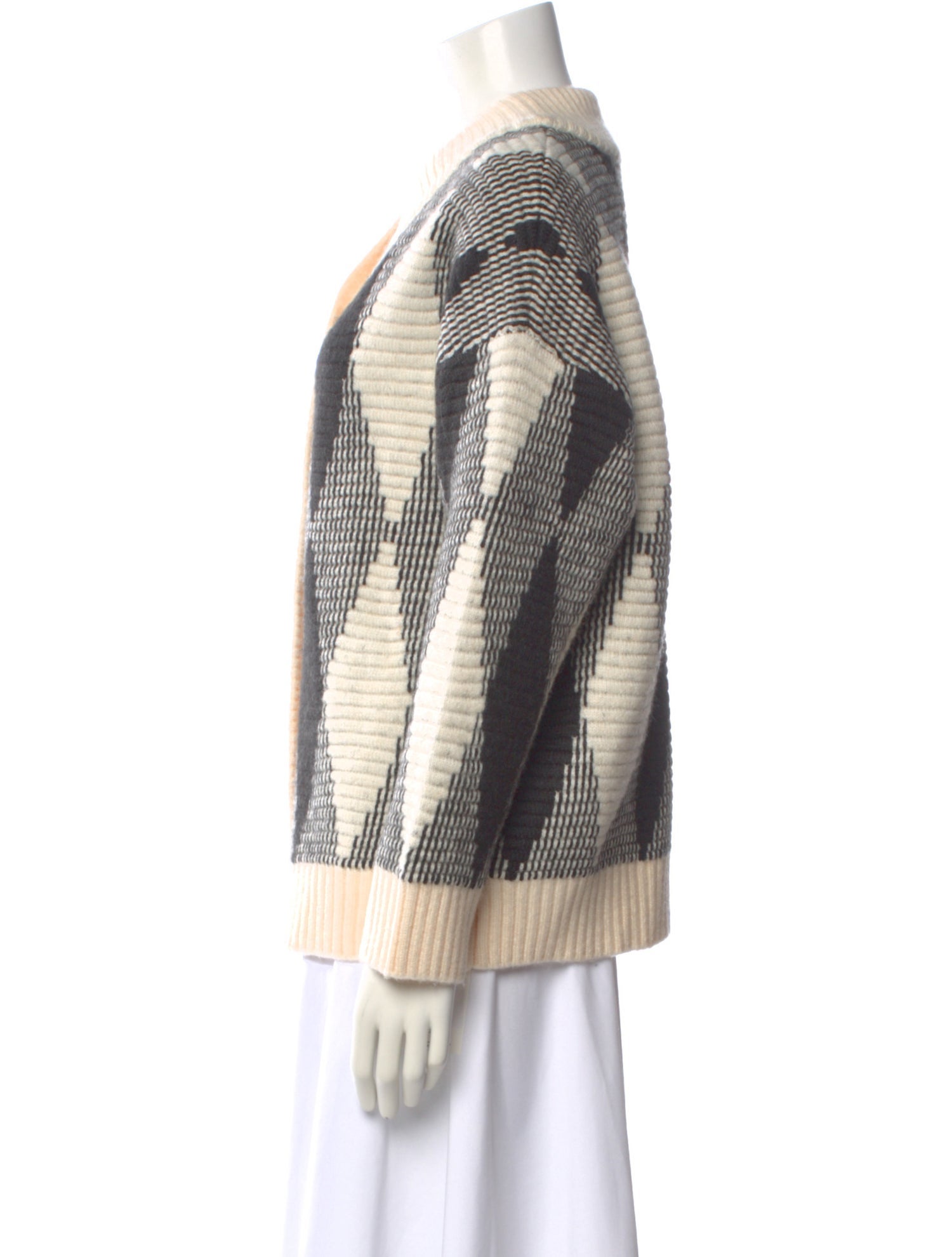 Varley Printed V-Neck Sweater