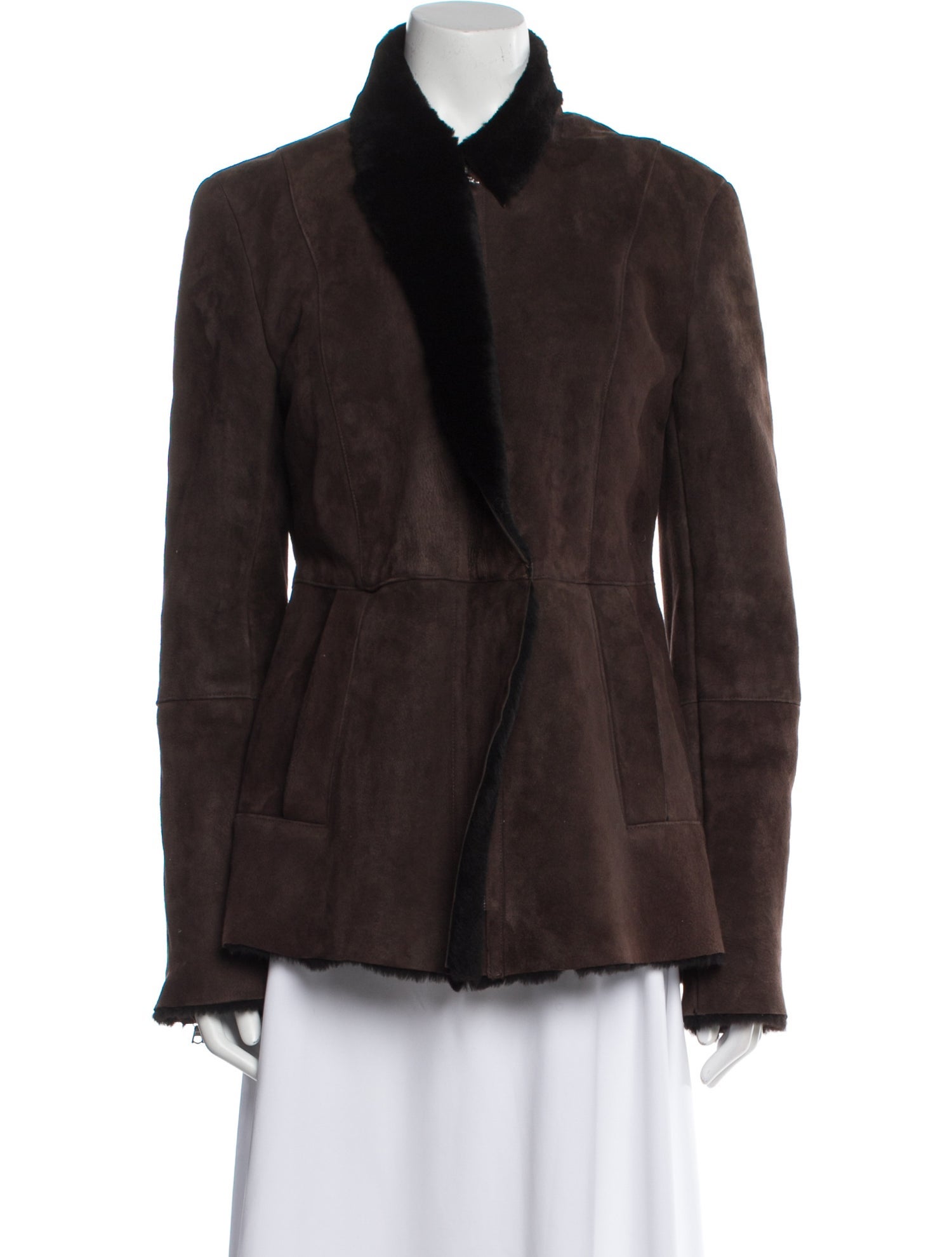 Variazioni Suede Faux Fur Jacket