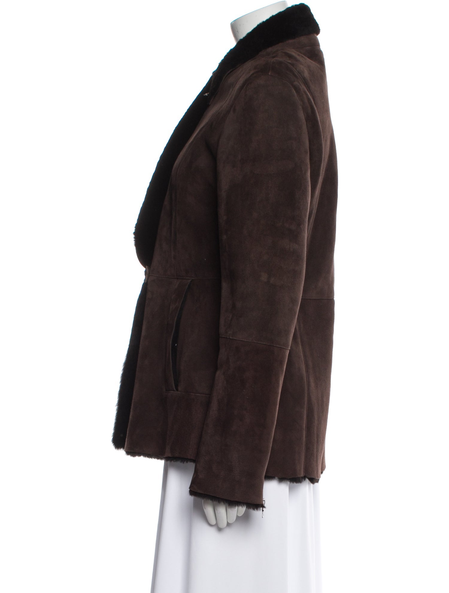 Variazioni Suede Faux Fur Jacket