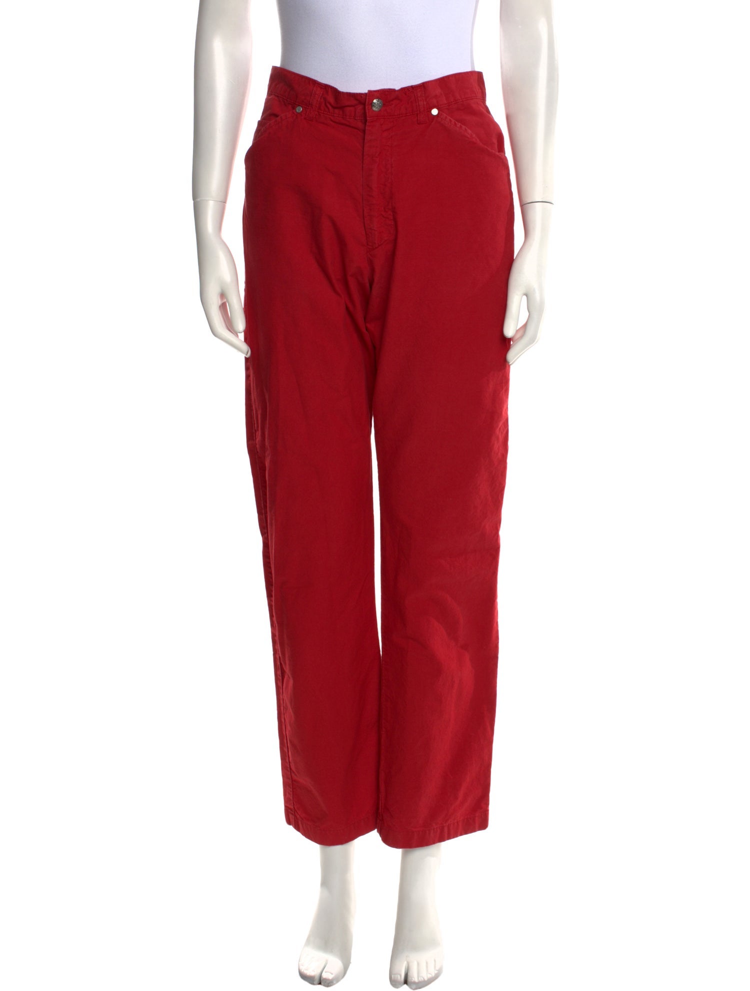 Versace Sport Mid-Rise Straight Leg Jeans