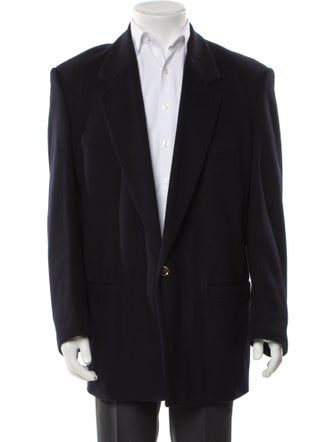 Versace Sport Virgin Wool Overcoat