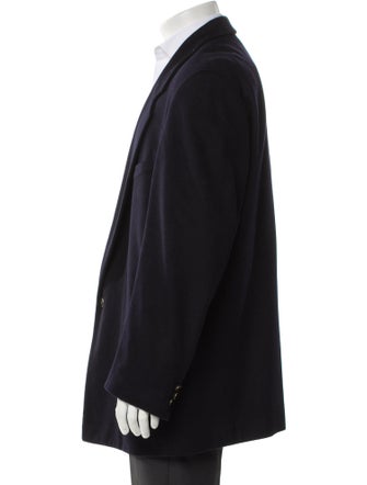 Versace Sport Virgin Wool Overcoat