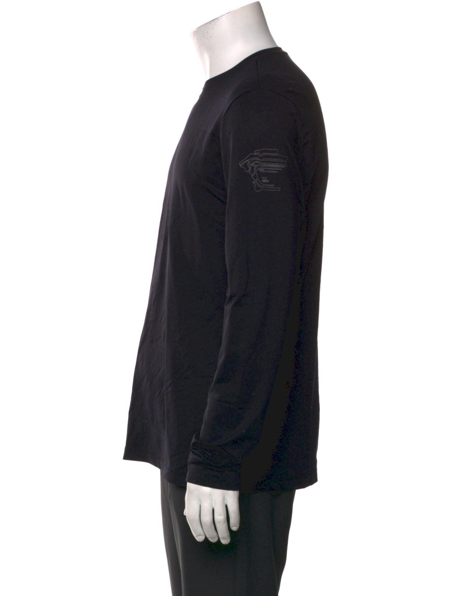 Versace Sport Crew Neck Long Sleeve T-Shirt