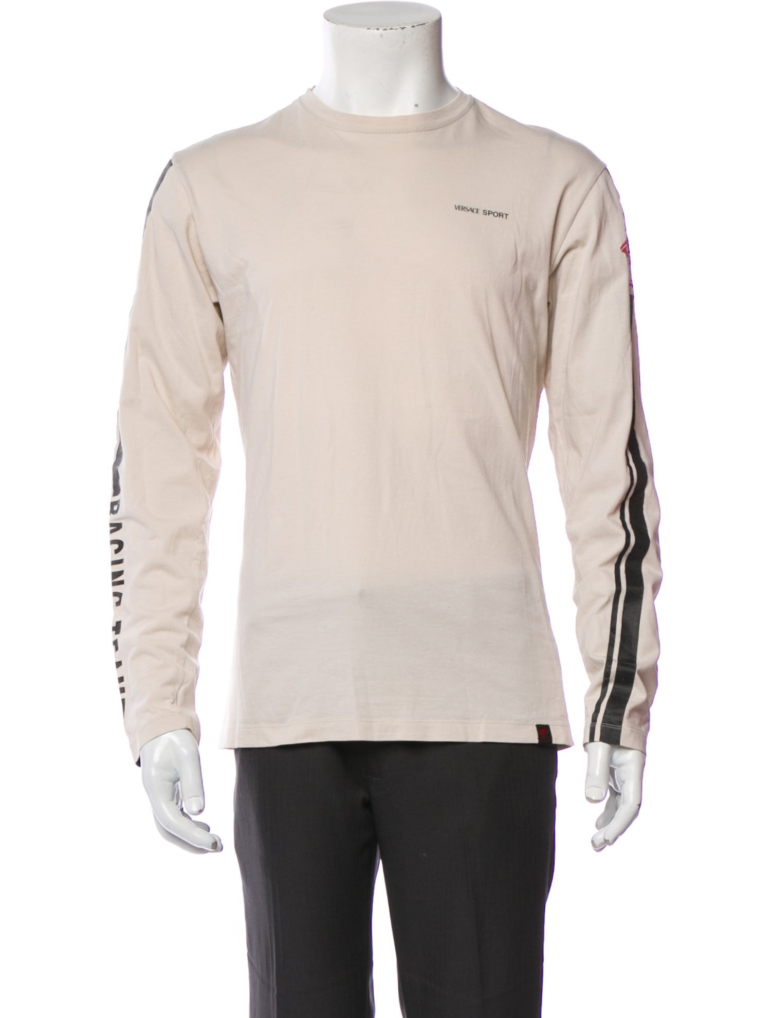 Versace Sport Graphic Print Crew Neck T-Shirt