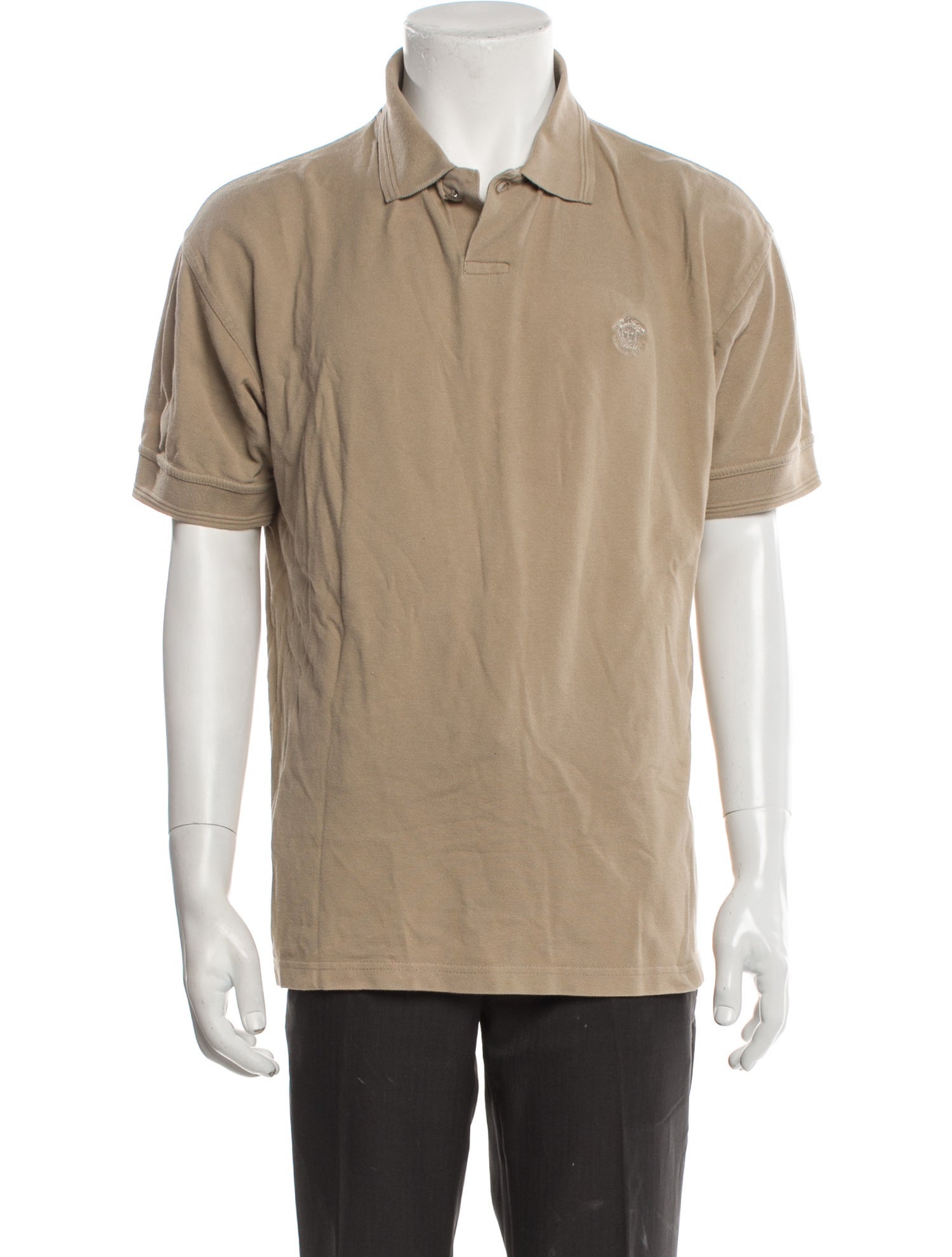 Versace Sport Collar Short Sleeve Polo Shirt