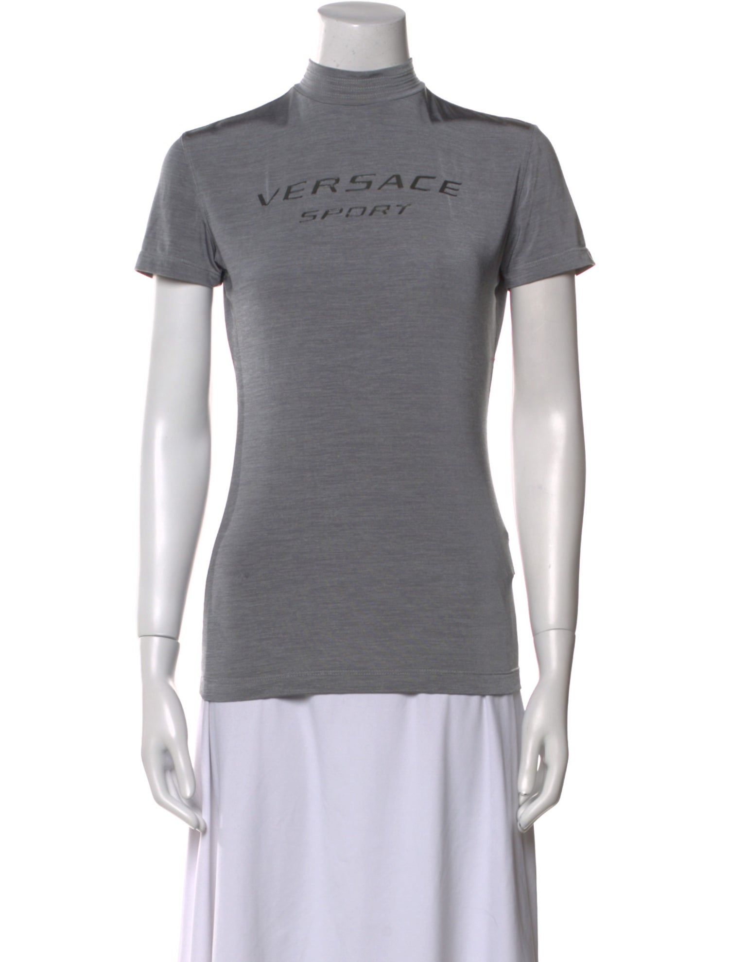 Versace Sport Nylon Graphic Print T-Shirt