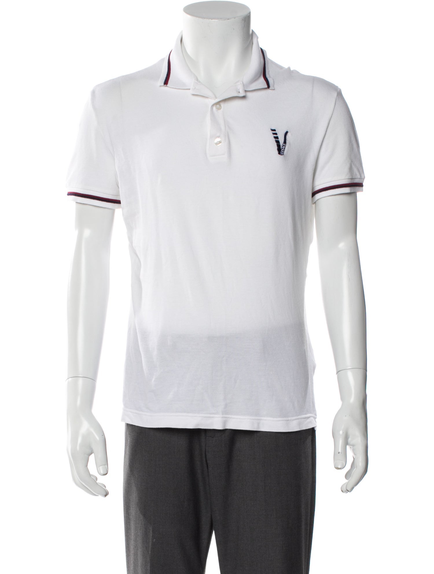 Versace Sport Collar Short Sleeve Polo Shirt
