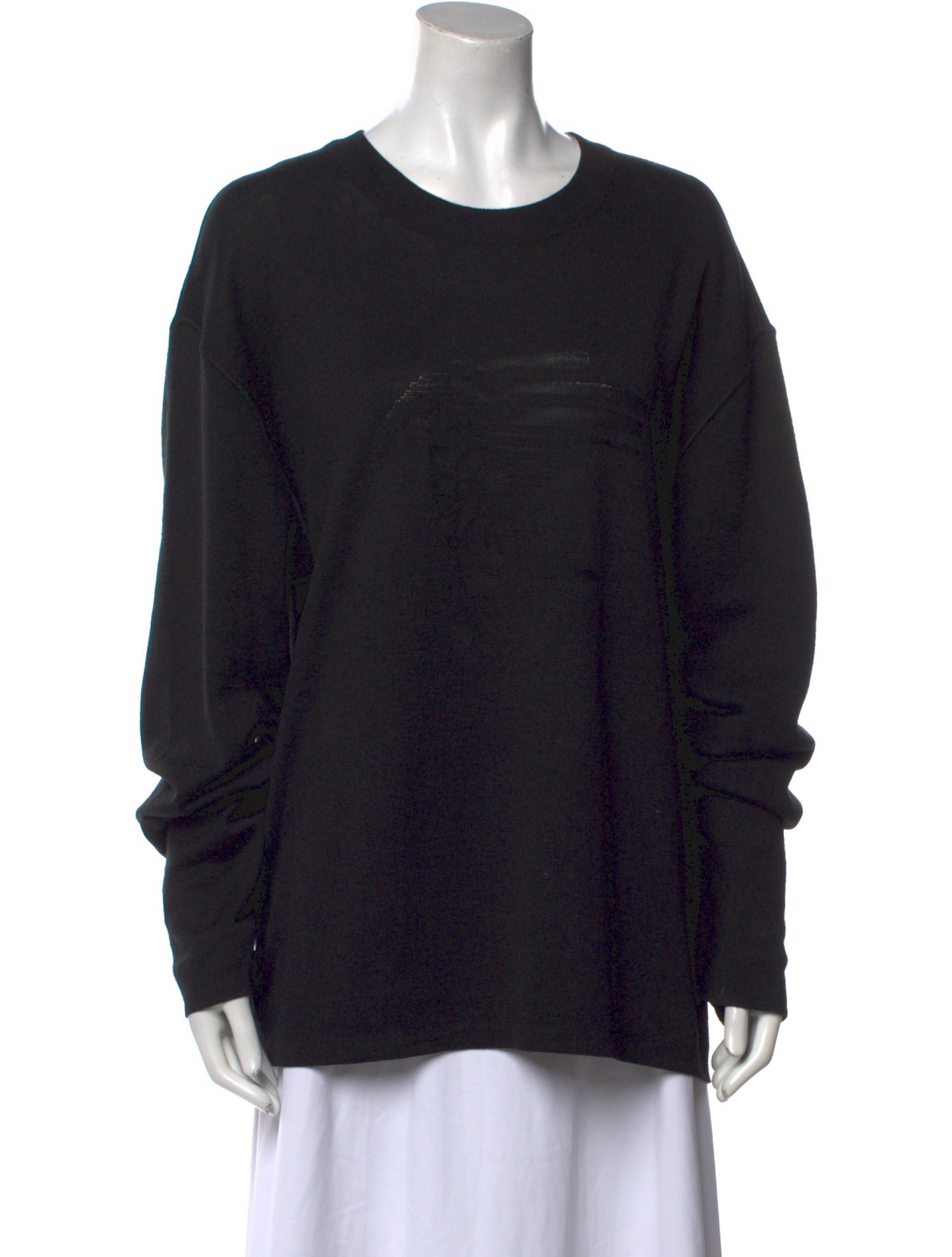 Versace Sport Merino Wool Scoop Neck Sweater