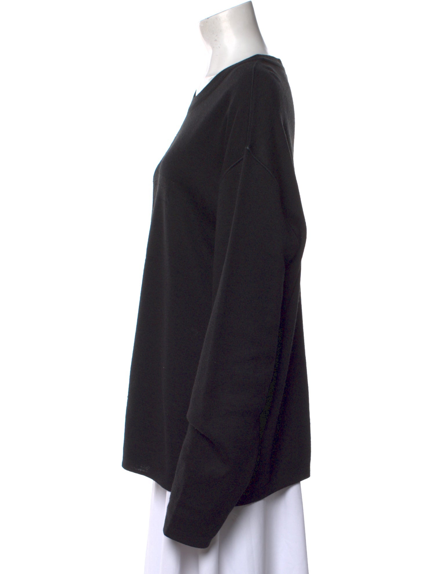 Versace Sport Merino Wool Scoop Neck Sweater