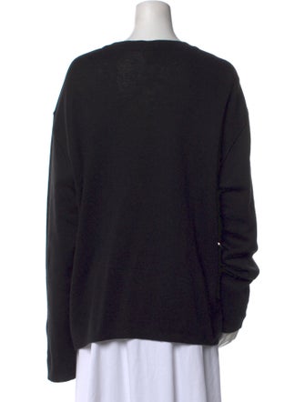 Versace Sport Merino Wool Scoop Neck Sweater