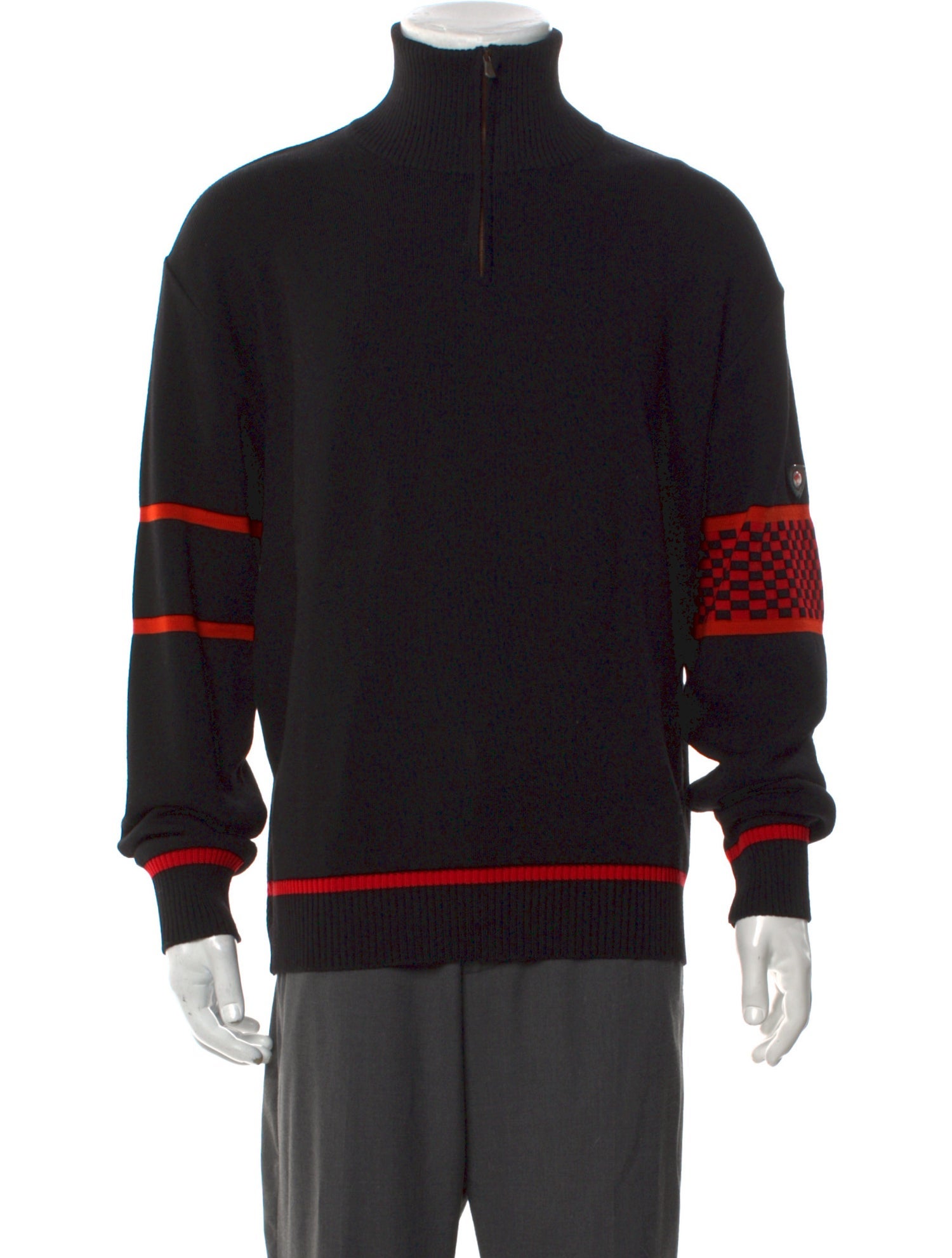 Versace Sport Merino Wool Striped Pullover