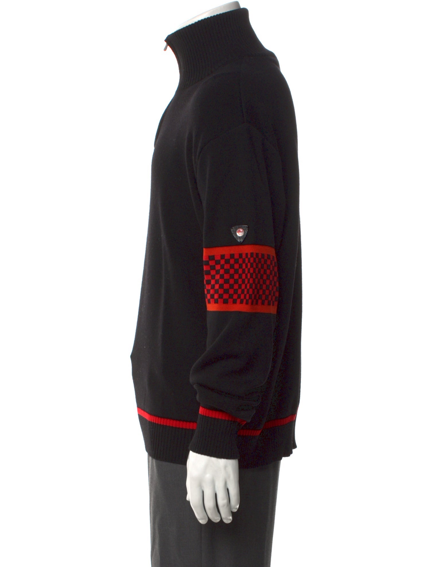 Versace Sport Merino Wool Striped Pullover
