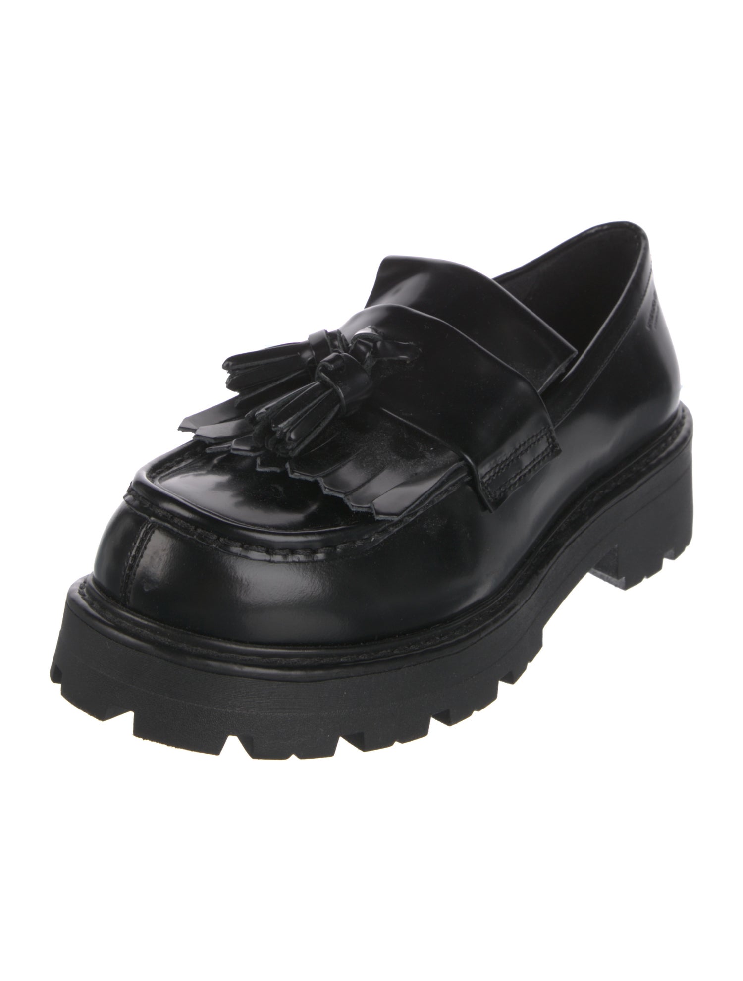 Vagabond Shoemakers Leather Tassel Accents Loafers