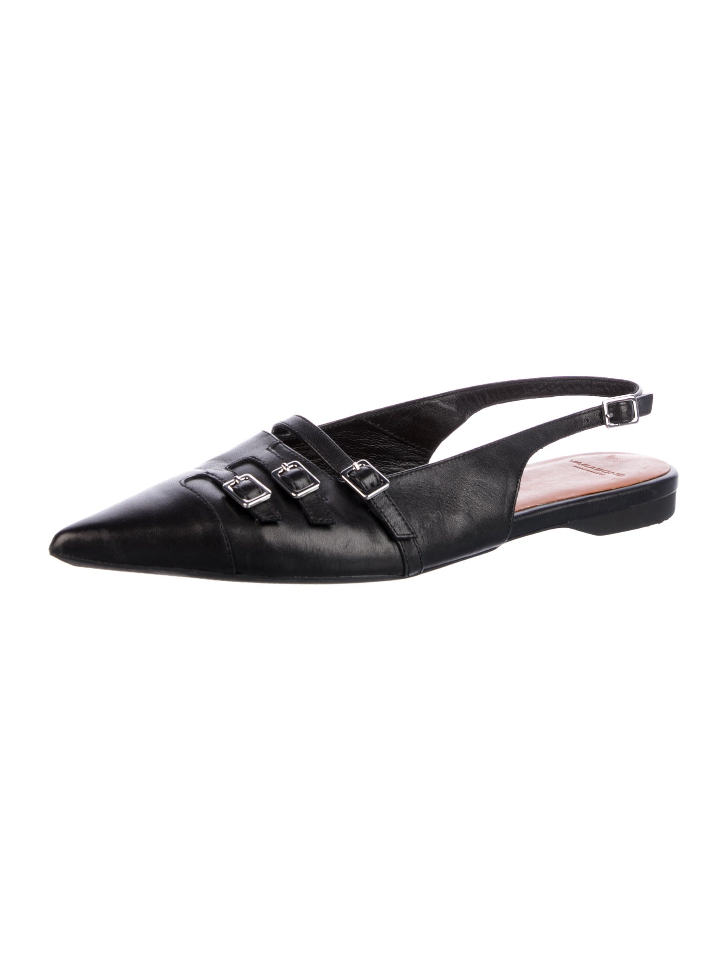 Vagabond Shoemakers Leather Slingback Flats
