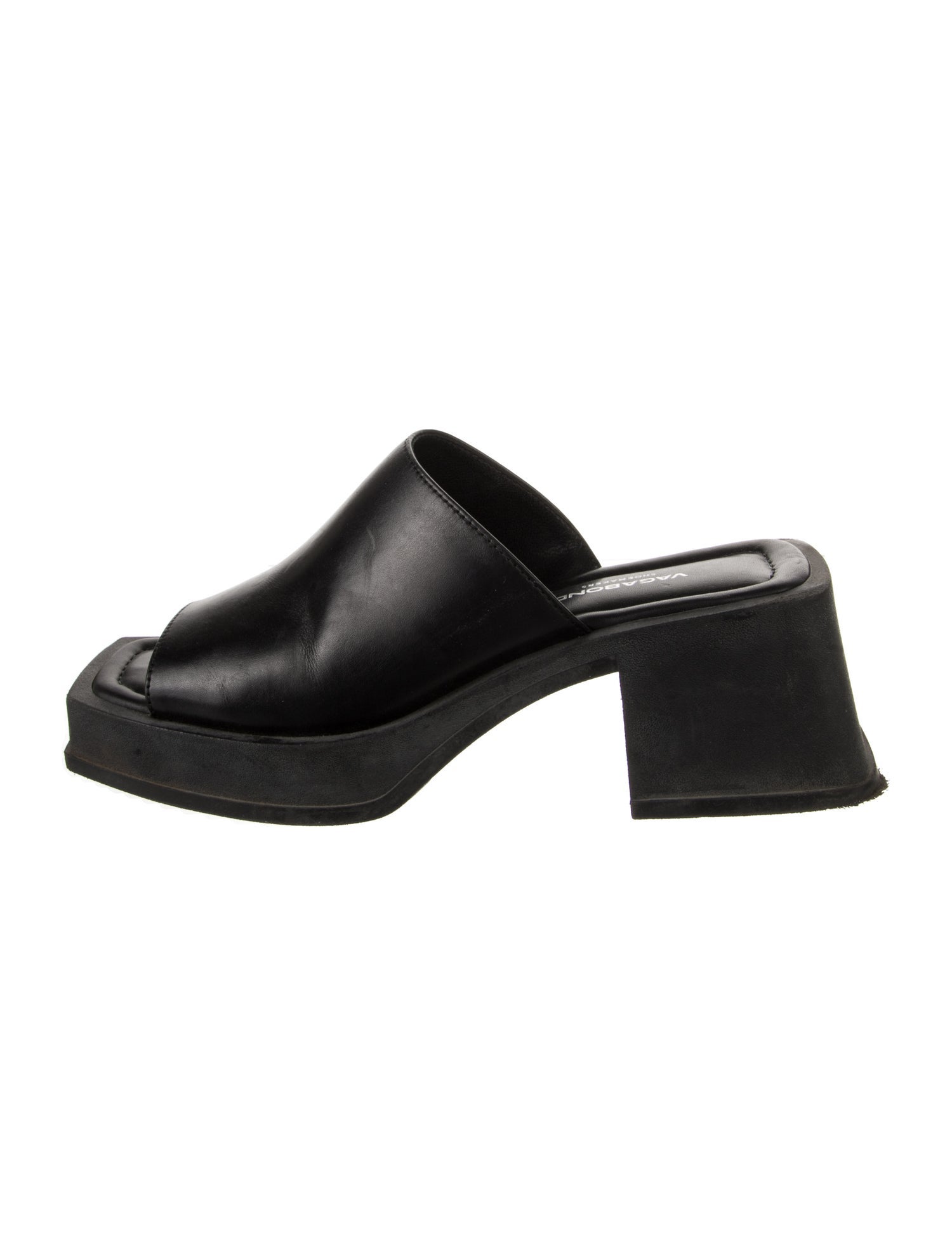 Vagabond Shoemakers Leather Cutout Accent Slides