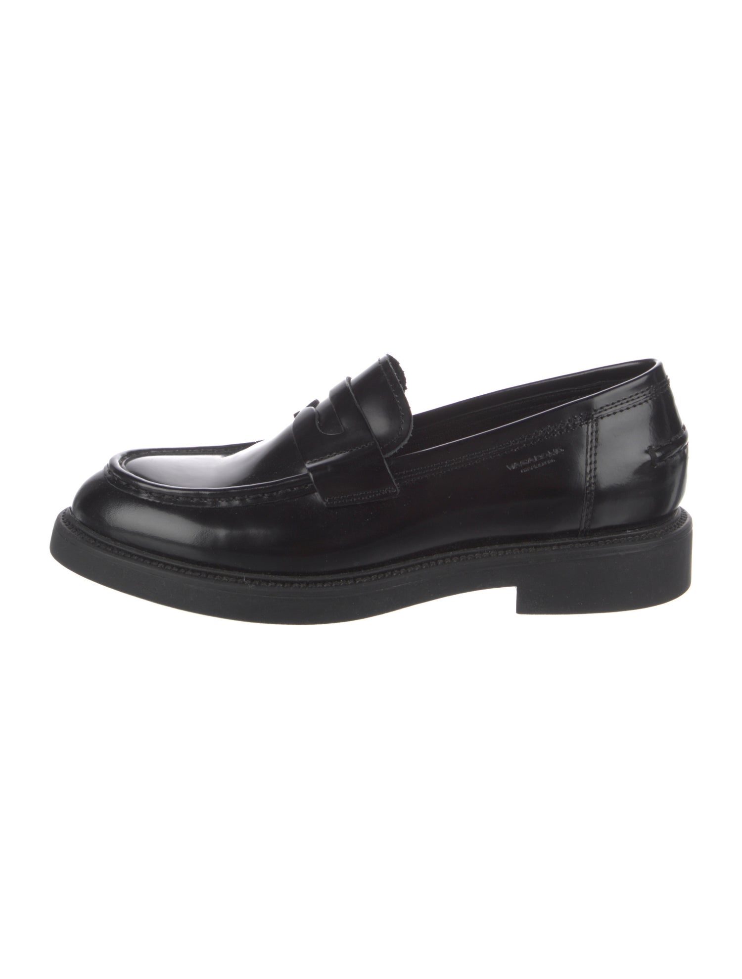 Vagabond Shoemakers Leather Cutout Accent Loafers