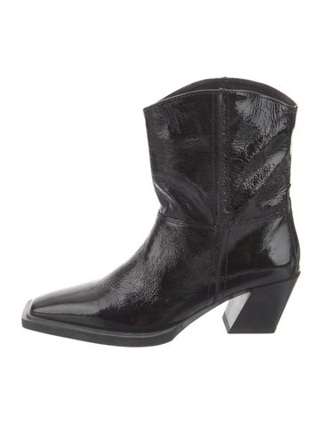 Vagabond Shoemakers Boots Patent Leather Western 7