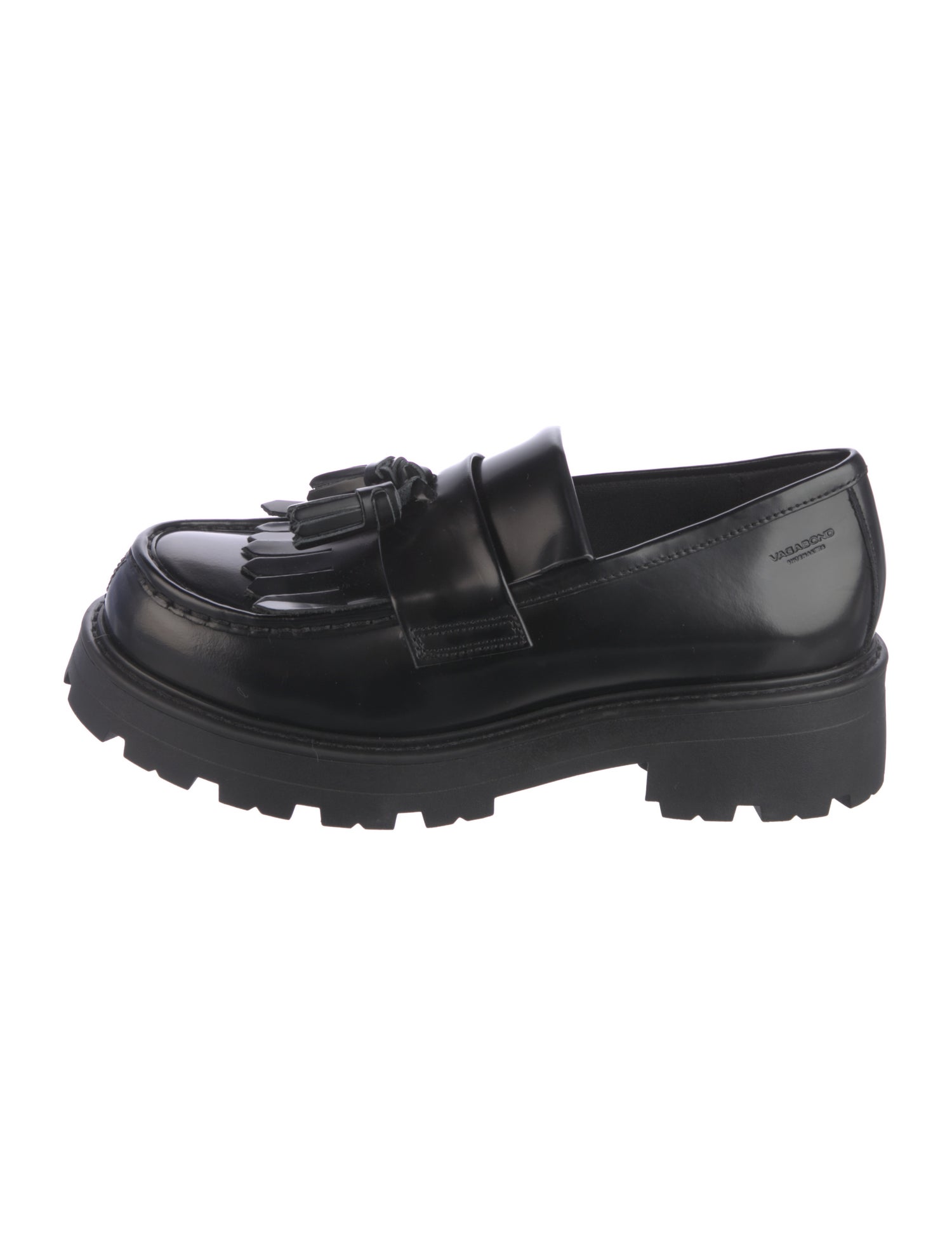 Vagabond Shoemakers Leather Tassel Accents Loafers