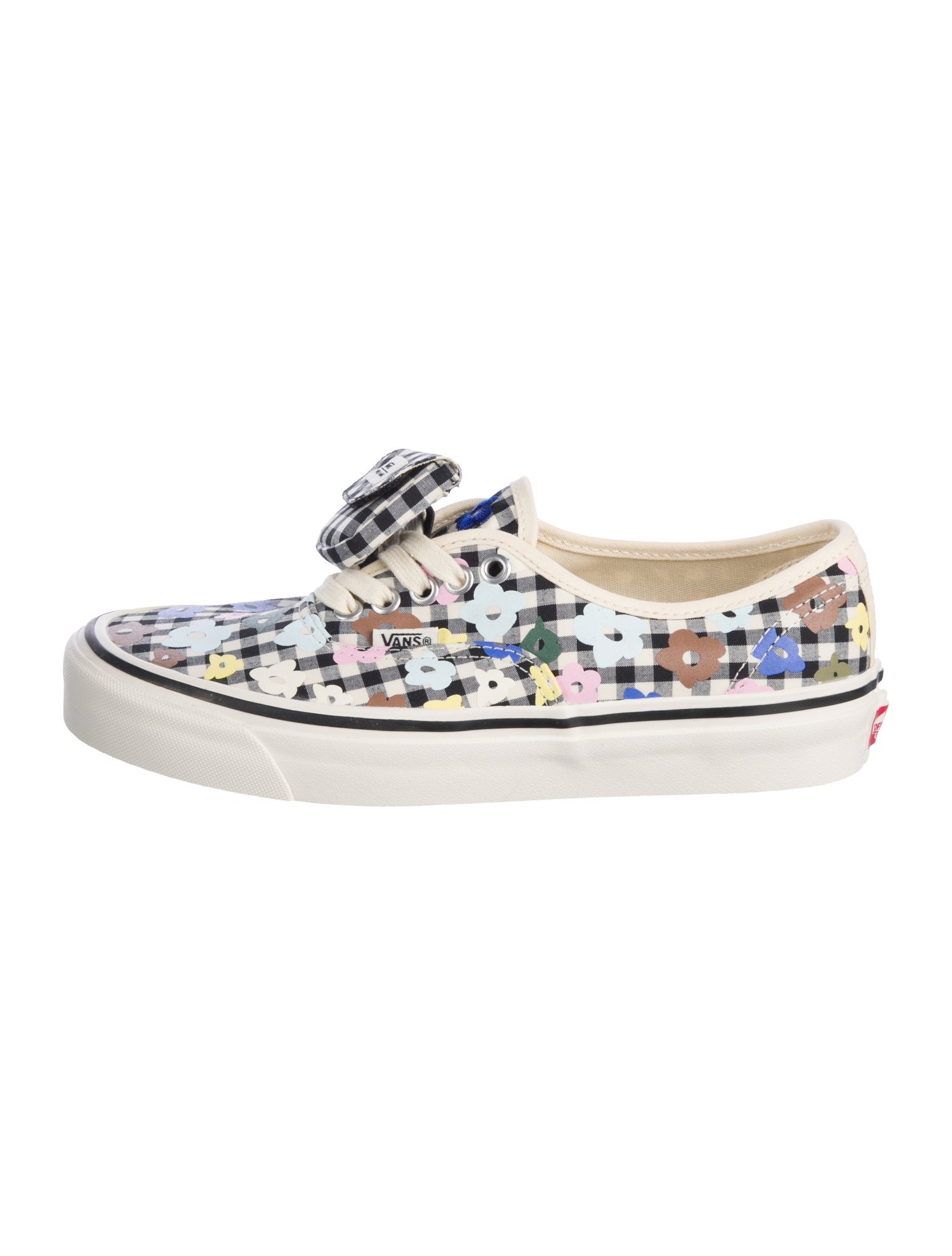 Vans x Sandy Liang Canvas Plaid Print Sneakers