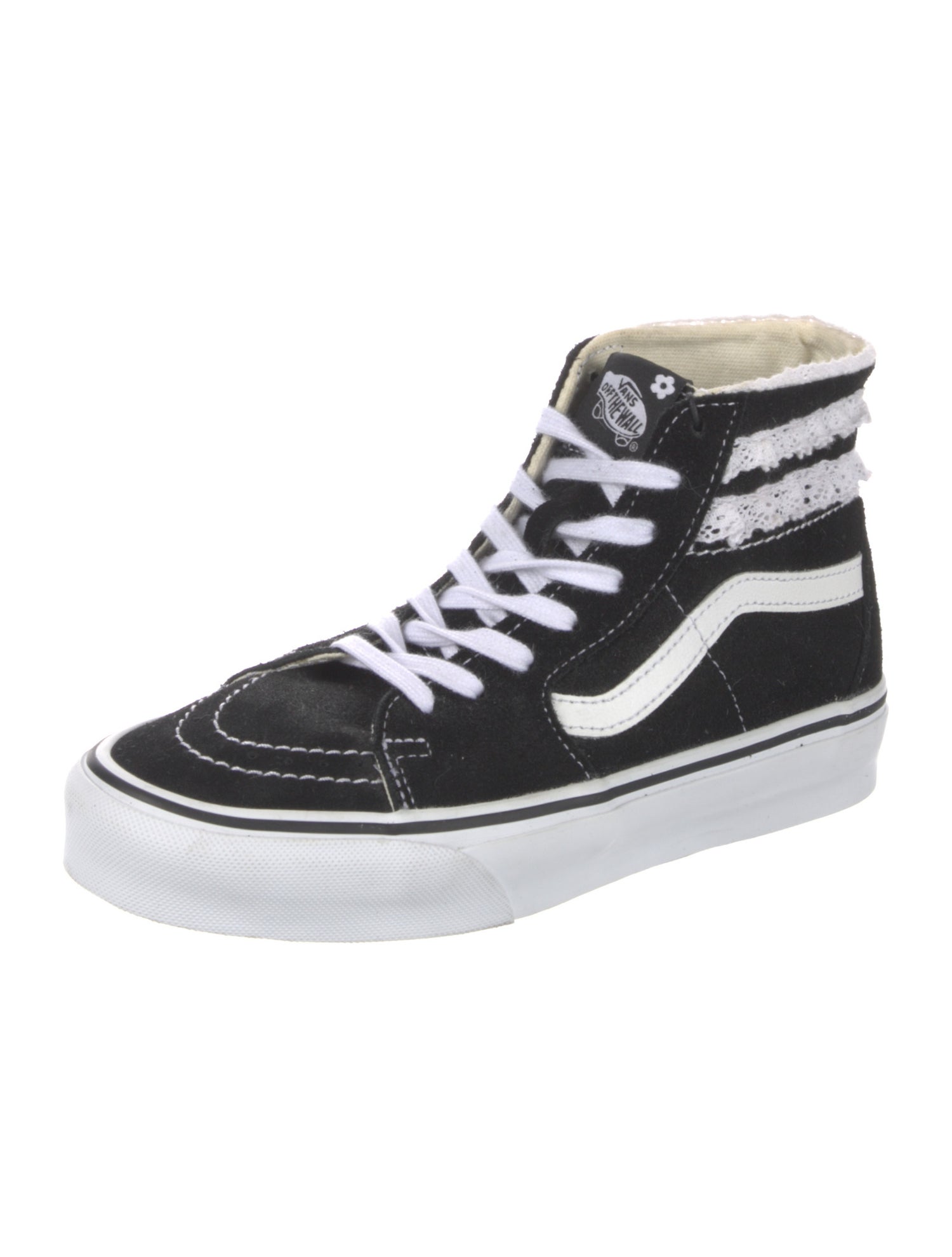 Vans x Sandy Liang Suede Lace Trim Embellishment Sneakers