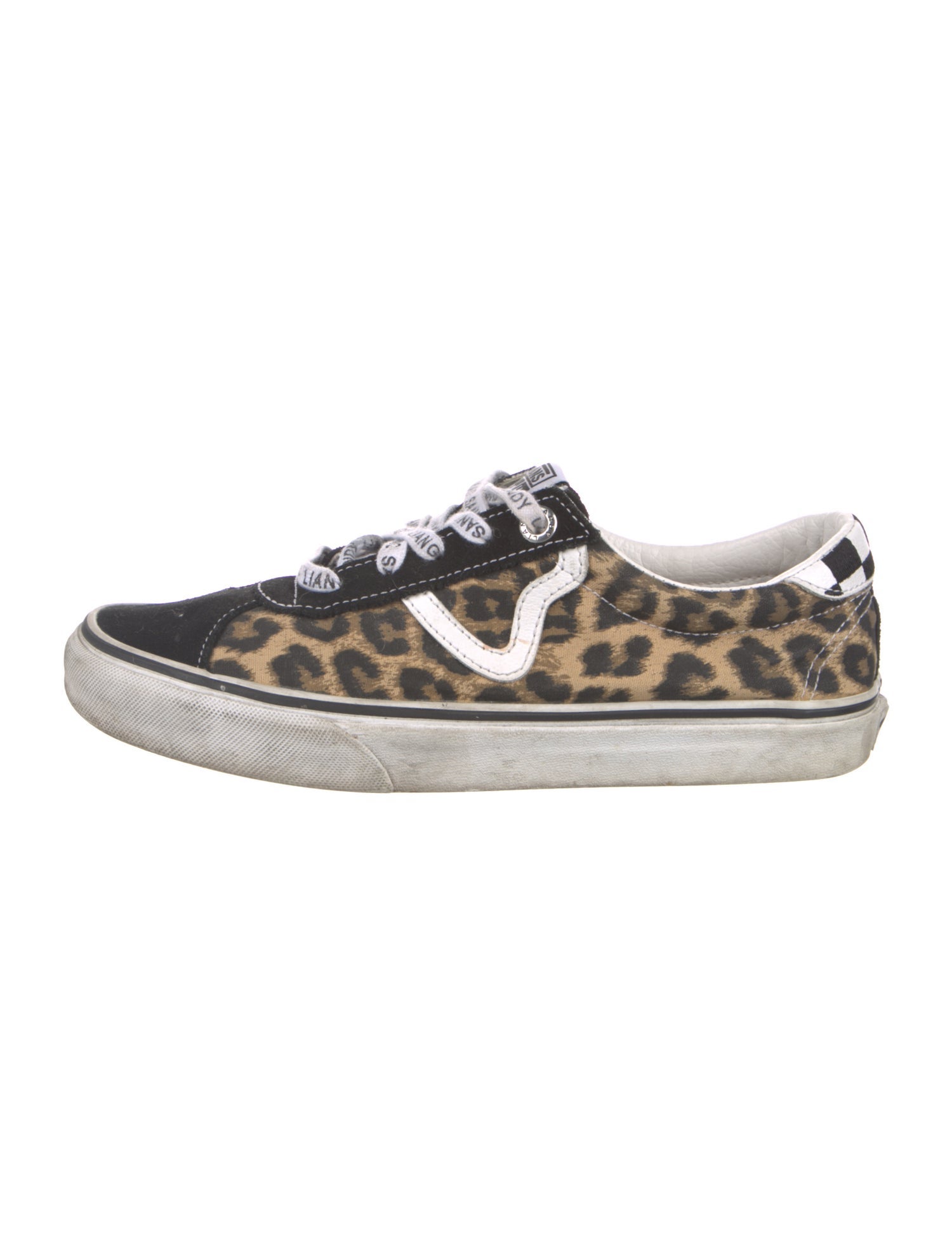 Vans x Sandy Liang Canvas Animal Print Sneakers