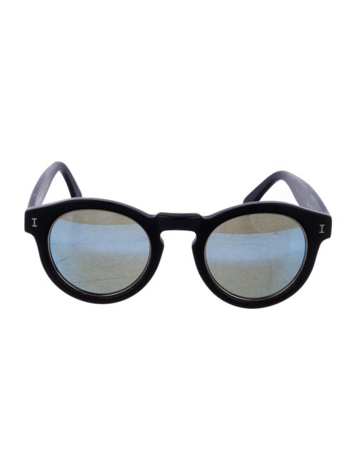 Illesteva Leonard Ring Round Sunglasses Black