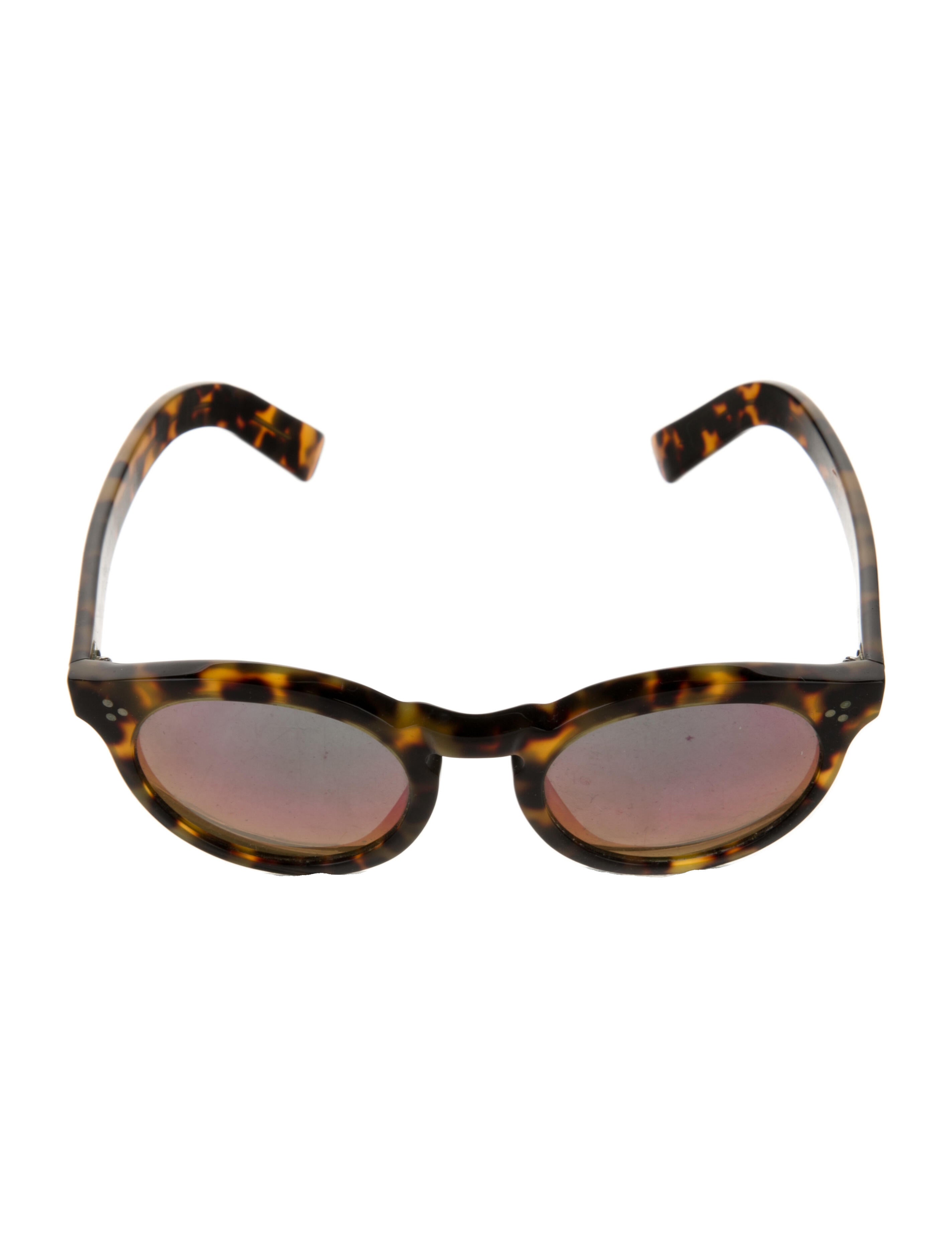 Illesteva Narrow Tinted Sunglasses