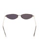 Illesteva Cat-Eye Mirrored Sunglasses