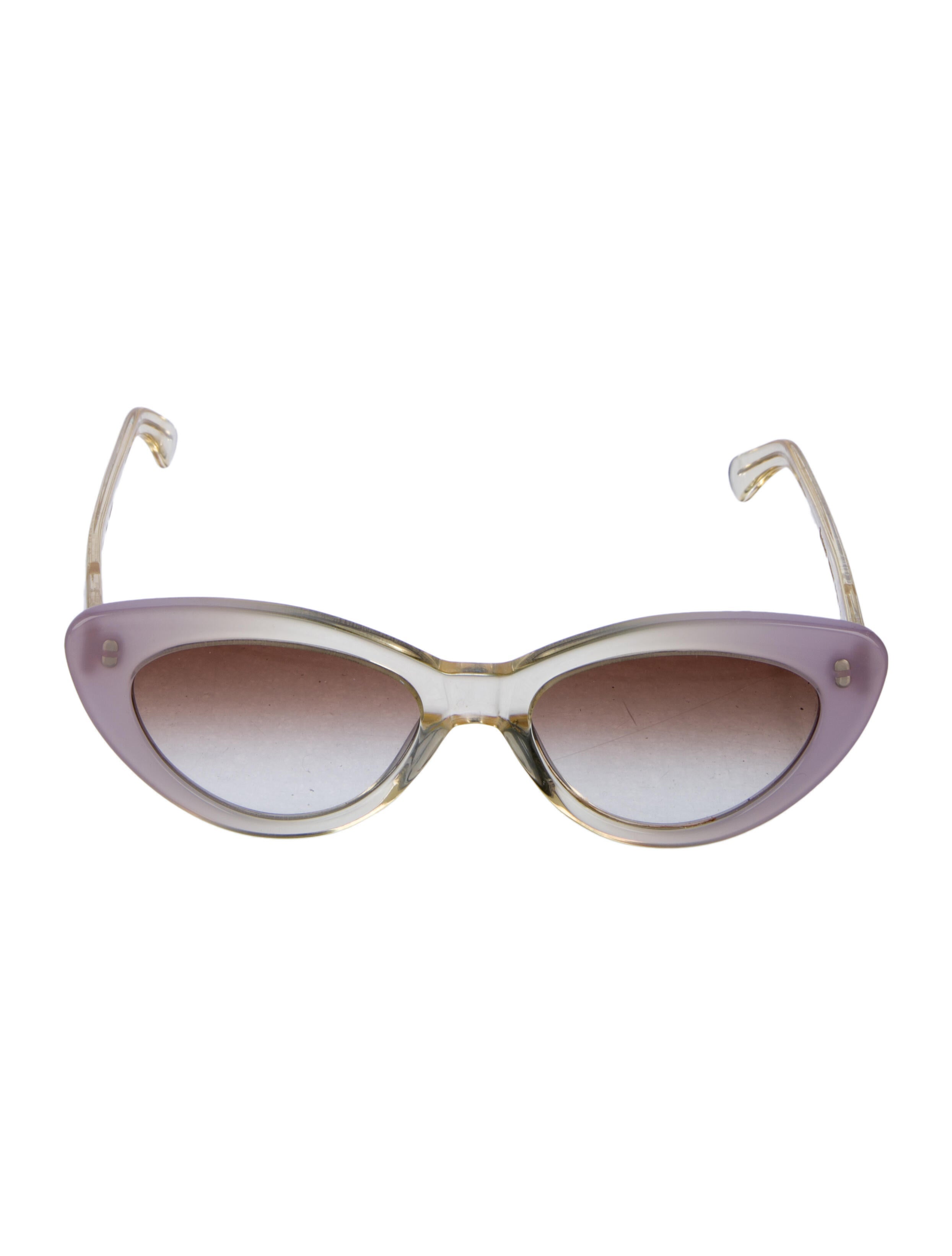 Illesteva Cat-Eye Gradient Sunglasses