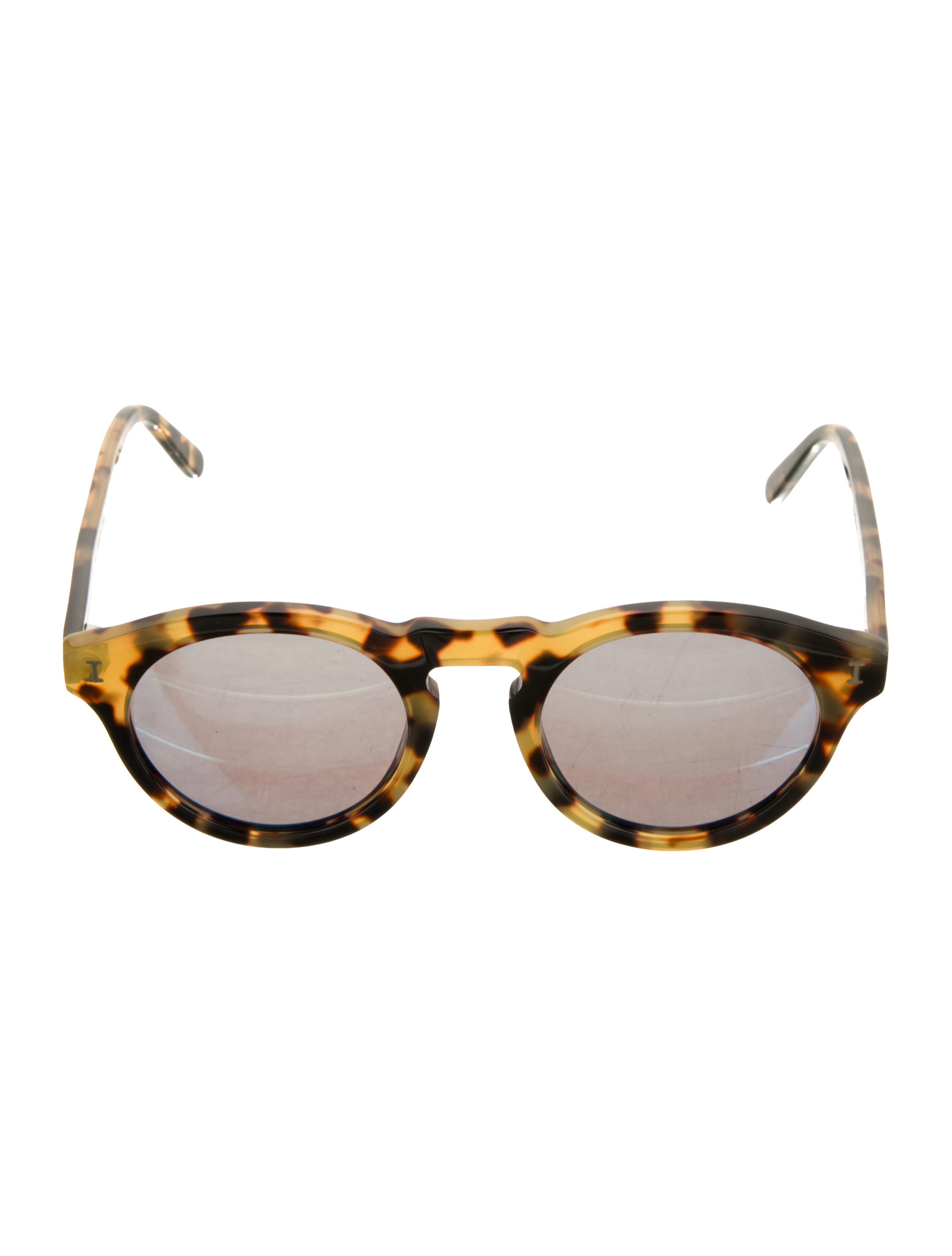 Illesteva Girls' Round Pattern Sunglasses